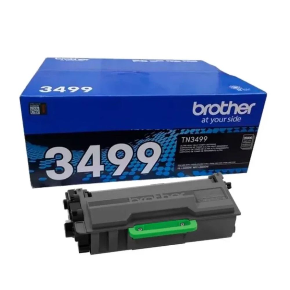 Tóner Brother TN-3499, compatible con L6900DW, L6400DW, rendimiento 20,000 páginas, negro